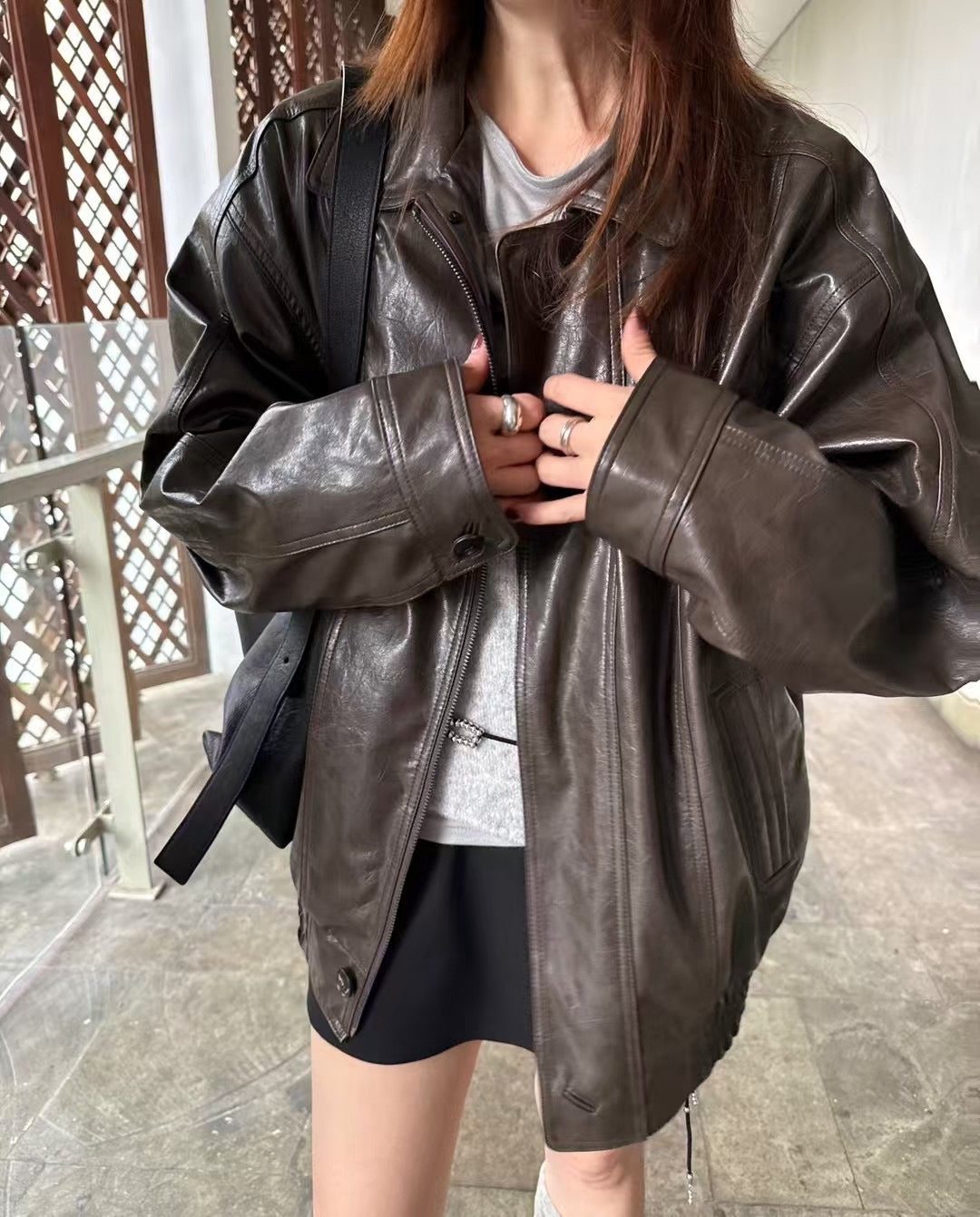 2PO 推介款| 0225029 Faux leather jacket