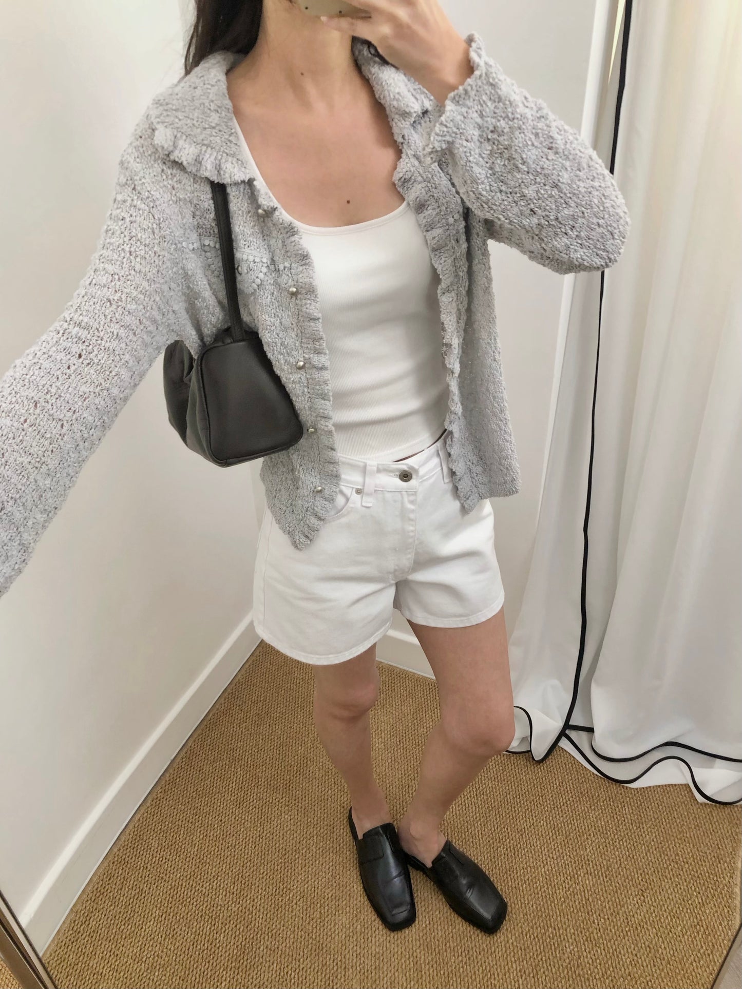 4PO |0425066 Spring Aesthetic/Crochet-knit top