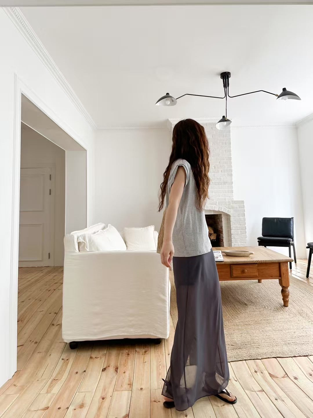5PO 自留推介 |0525092 Chiffon dreams straight out skirt