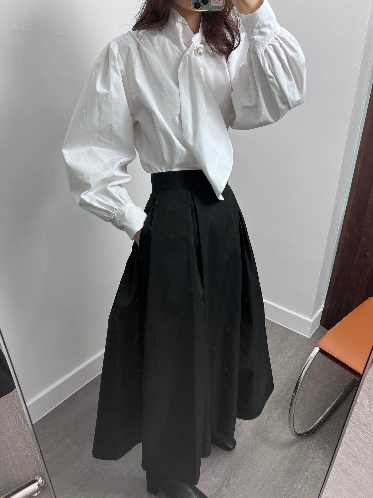 11 PO| 1124099 Audrey midi skirt