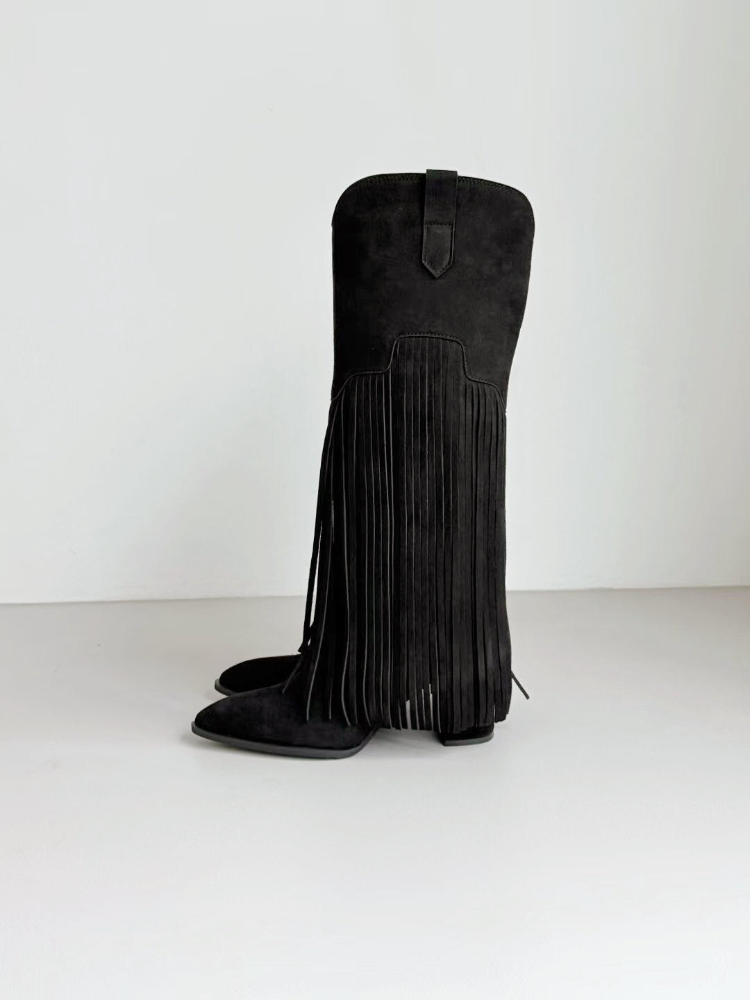 8PO | SH0061 流蘇長boots (8cm)