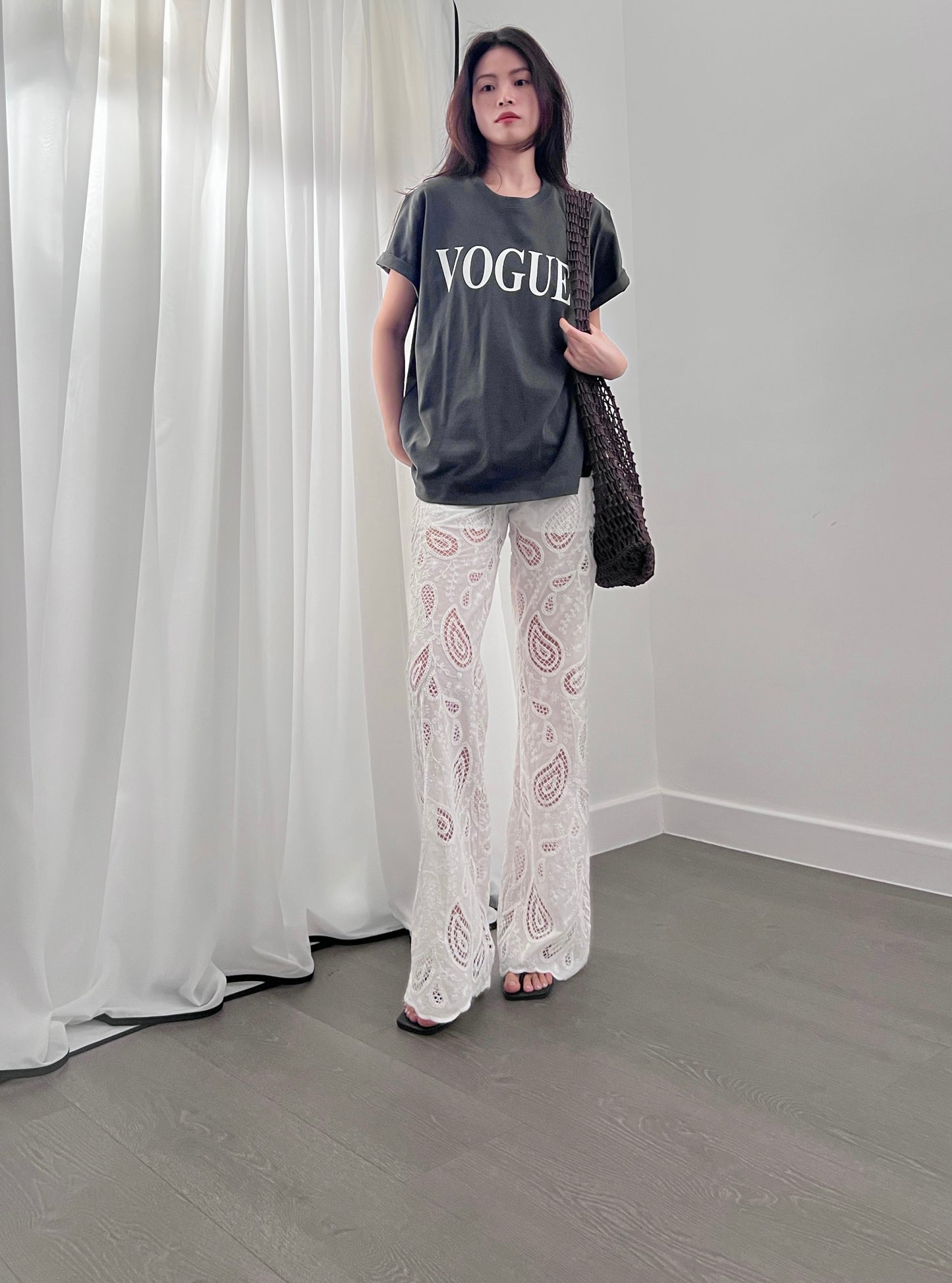 6PO 自留款 |06250127 Paisley lace pants