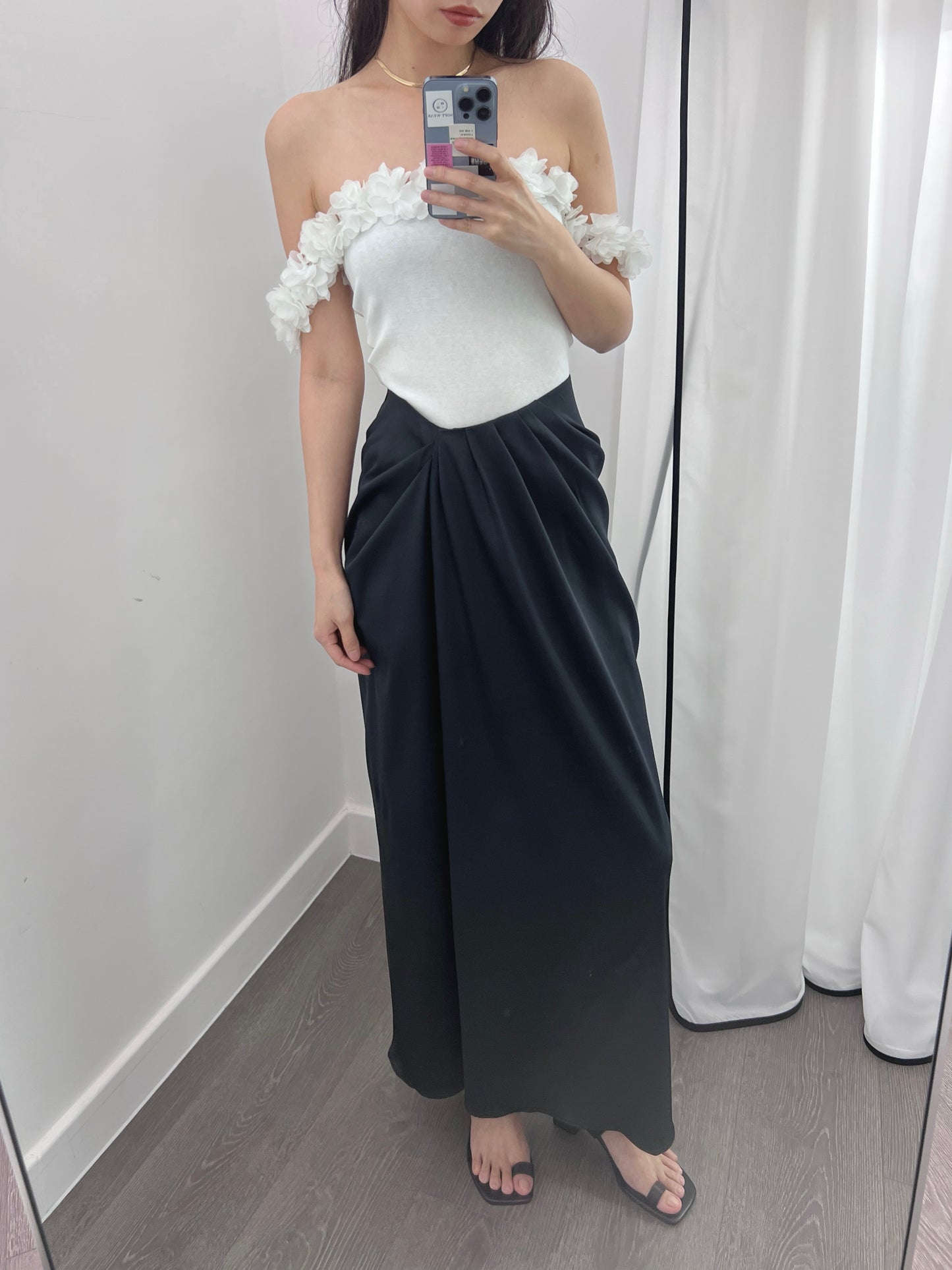7PO 自留款 | 07250136 花朵off shoulder top