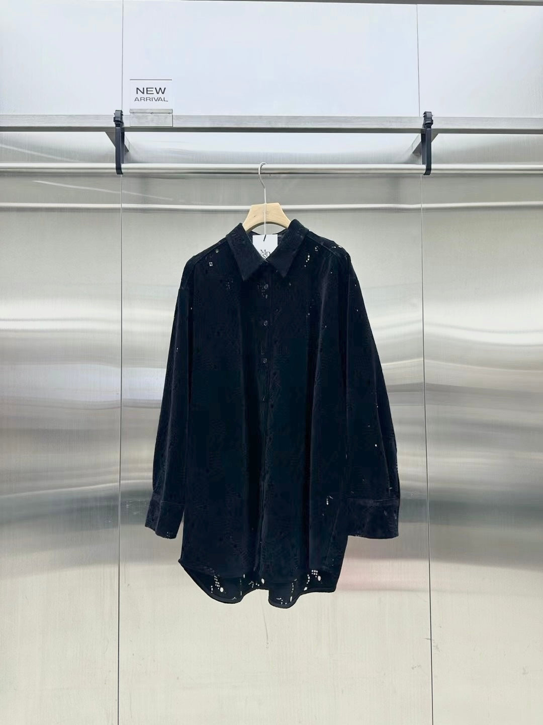10 PO | 1024086 高質Boho chic 鏤空通花Suede 感恤衫(可當外套)