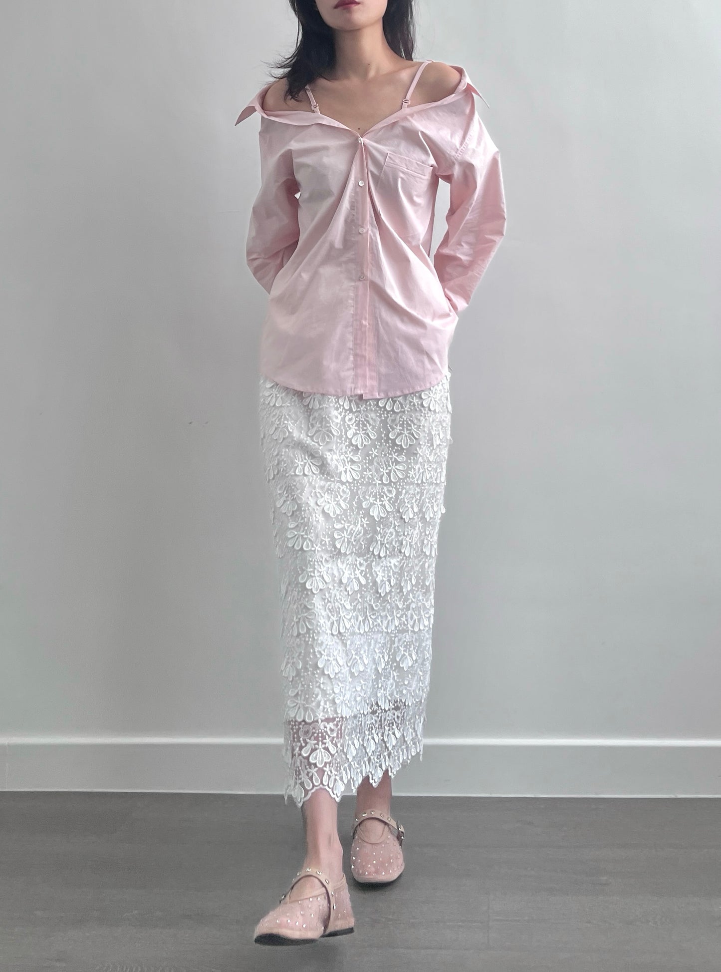 3 PO｜0325035  Off shoulder shirts