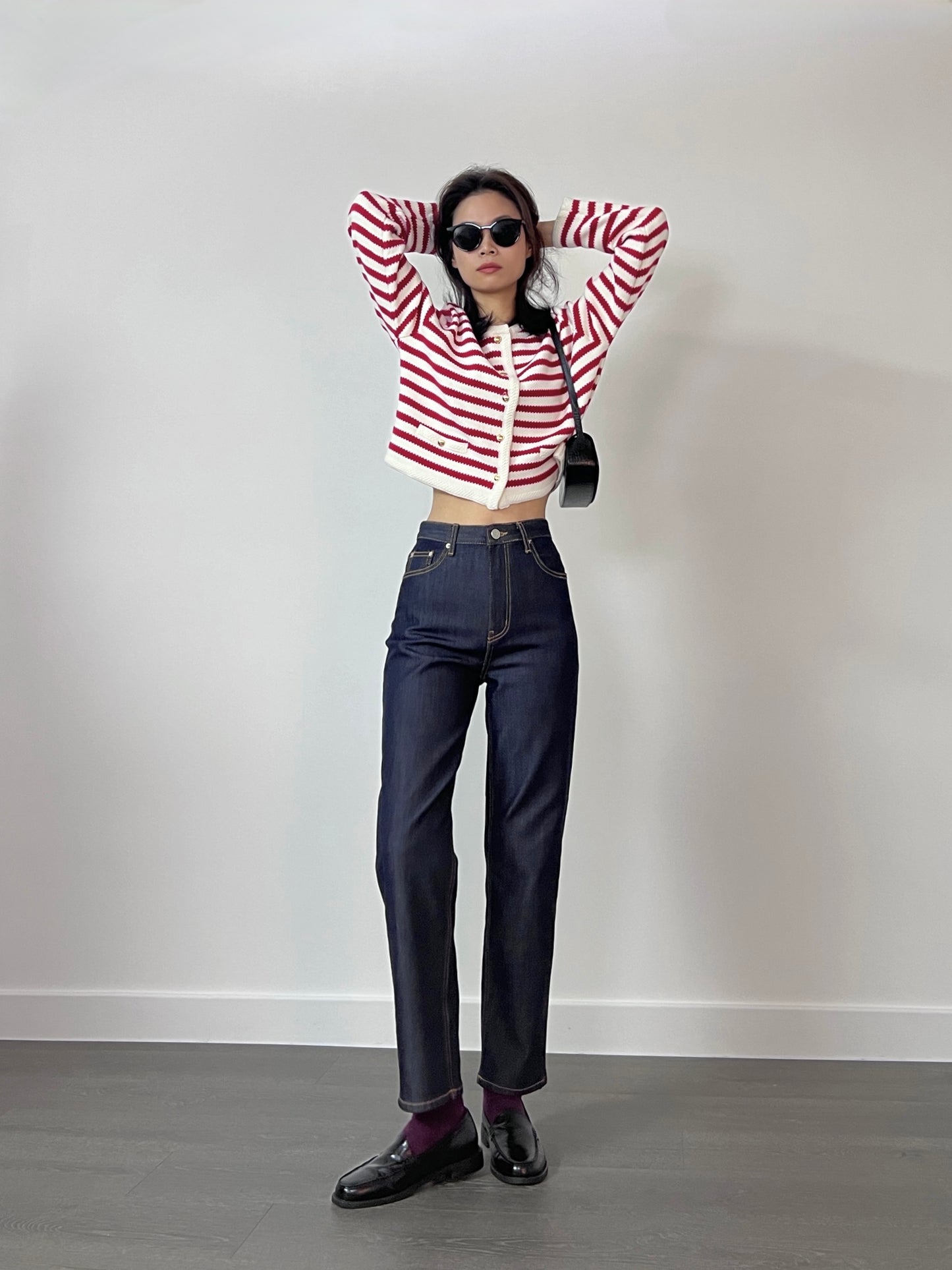 Sold out 24 Spring 棉質條子Cardigan