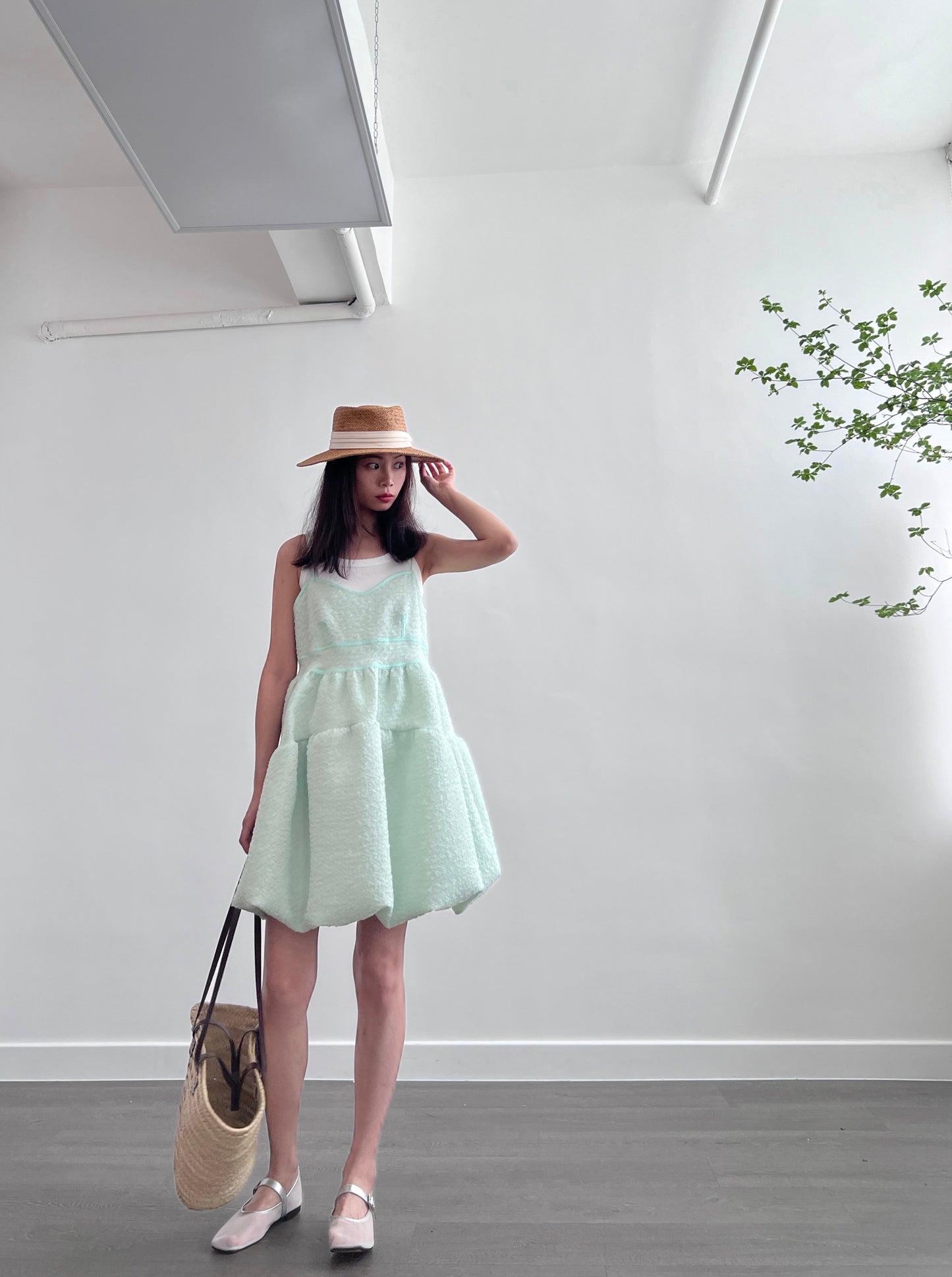 Sold out 5Pre order  No.1 打卡超上鏡| Blossom mini dress
