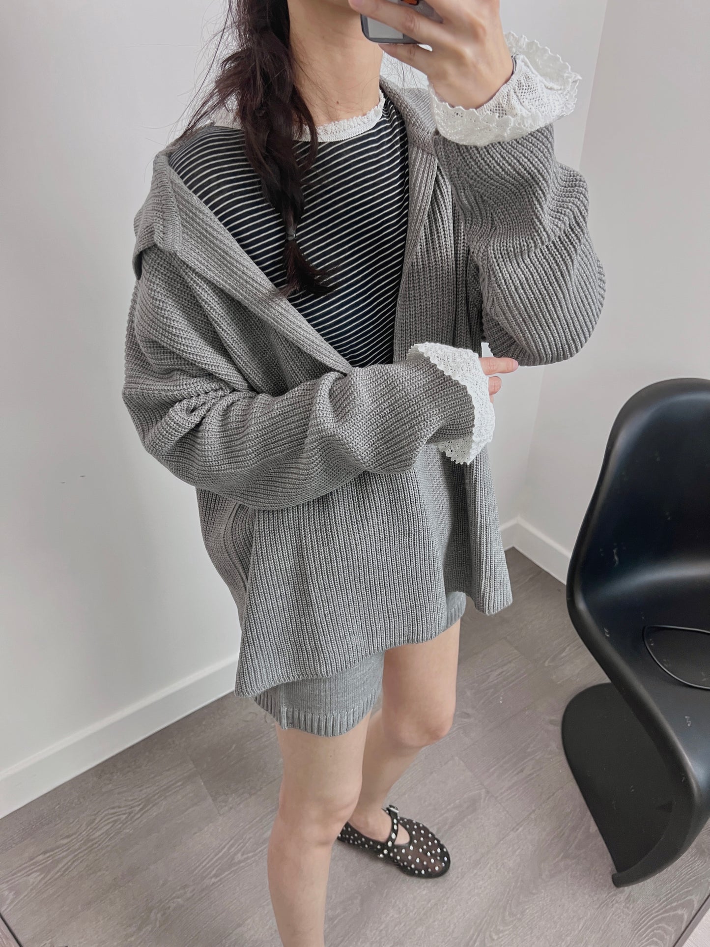 3 PO Hot pick｜0325033 effortlessly chic knit set