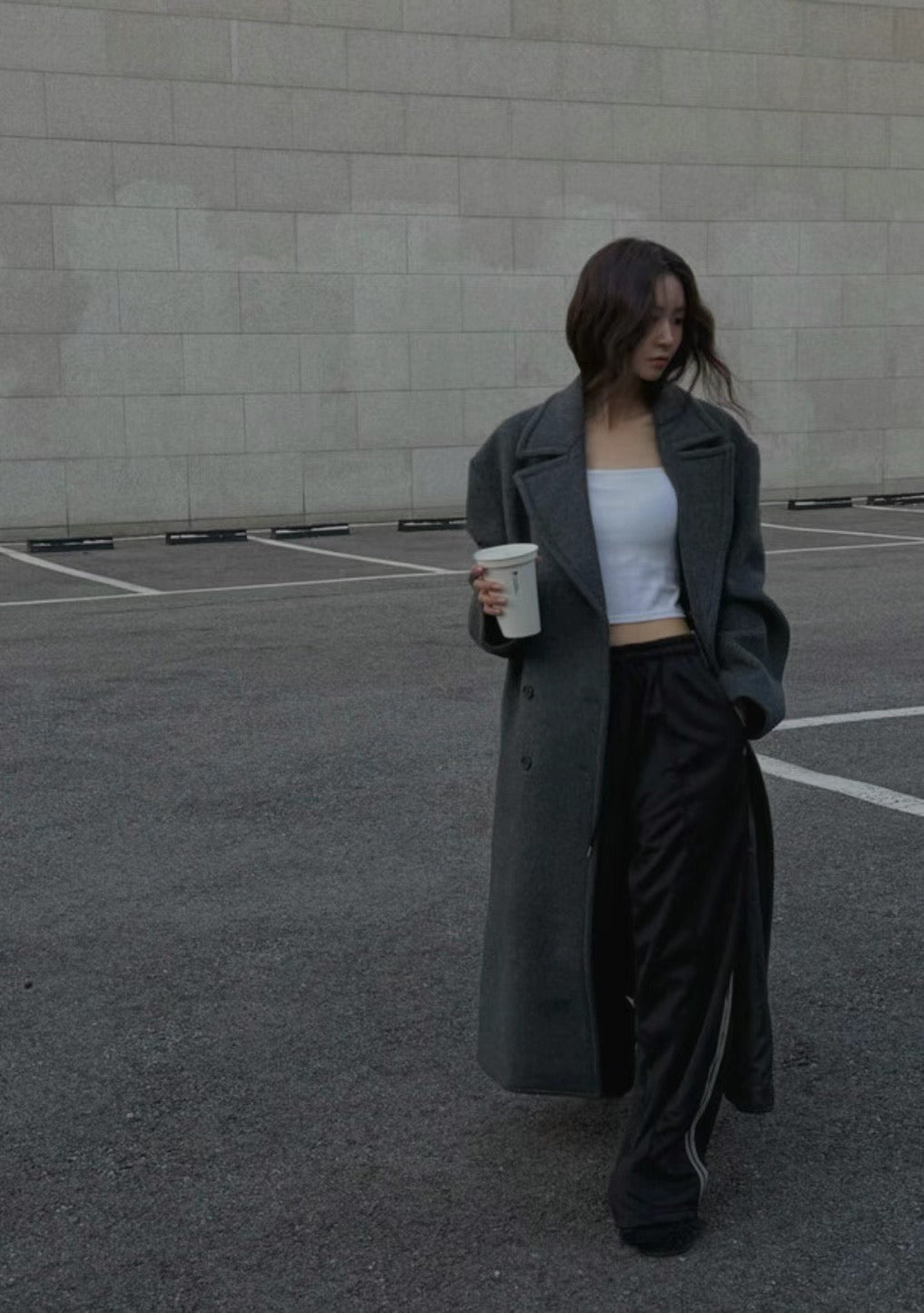 11月PO 24FW流行｜ 1124126 Double breasted Merino wool coat