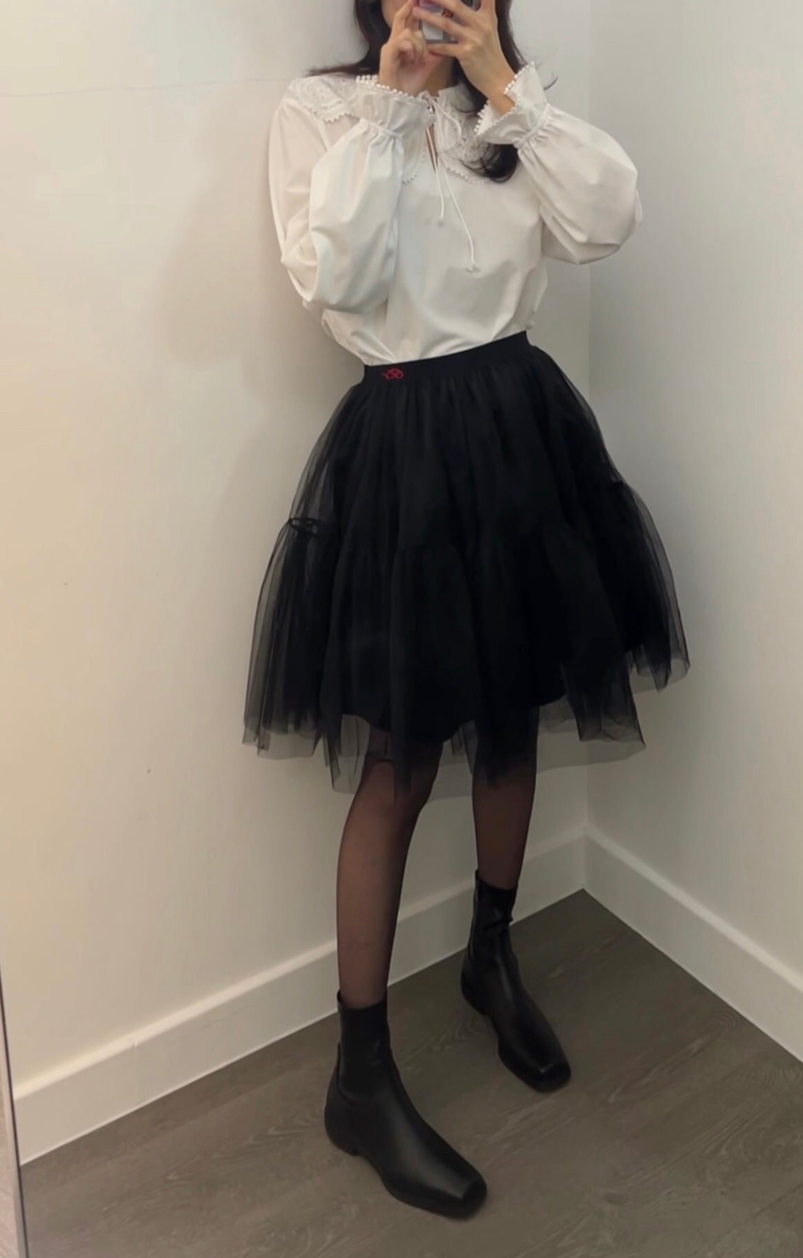 2PO 自留款|  0225016 TuTu midi skirt