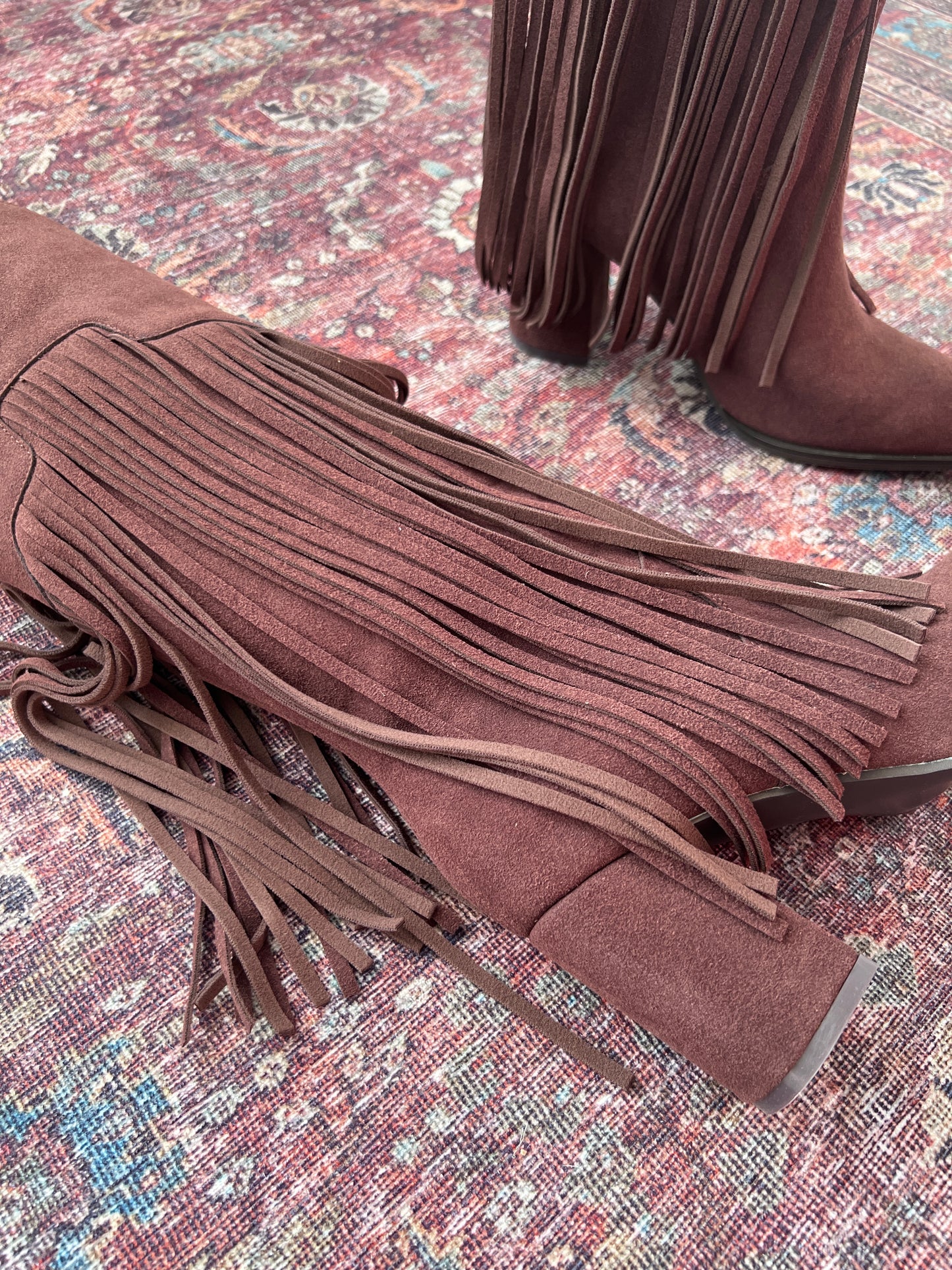 8PO | SH0061 流蘇長boots (8cm）