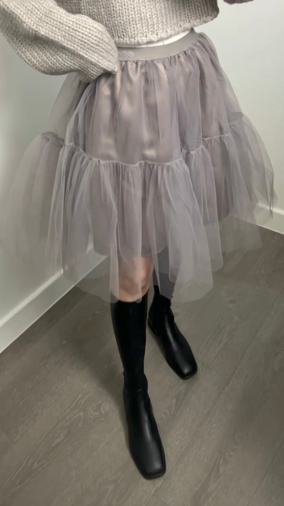 2PO 自留款|  0225016 TuTu midi skirt