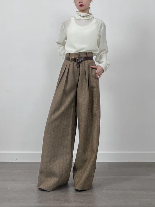 12PO 0120250242 tie neck blouse