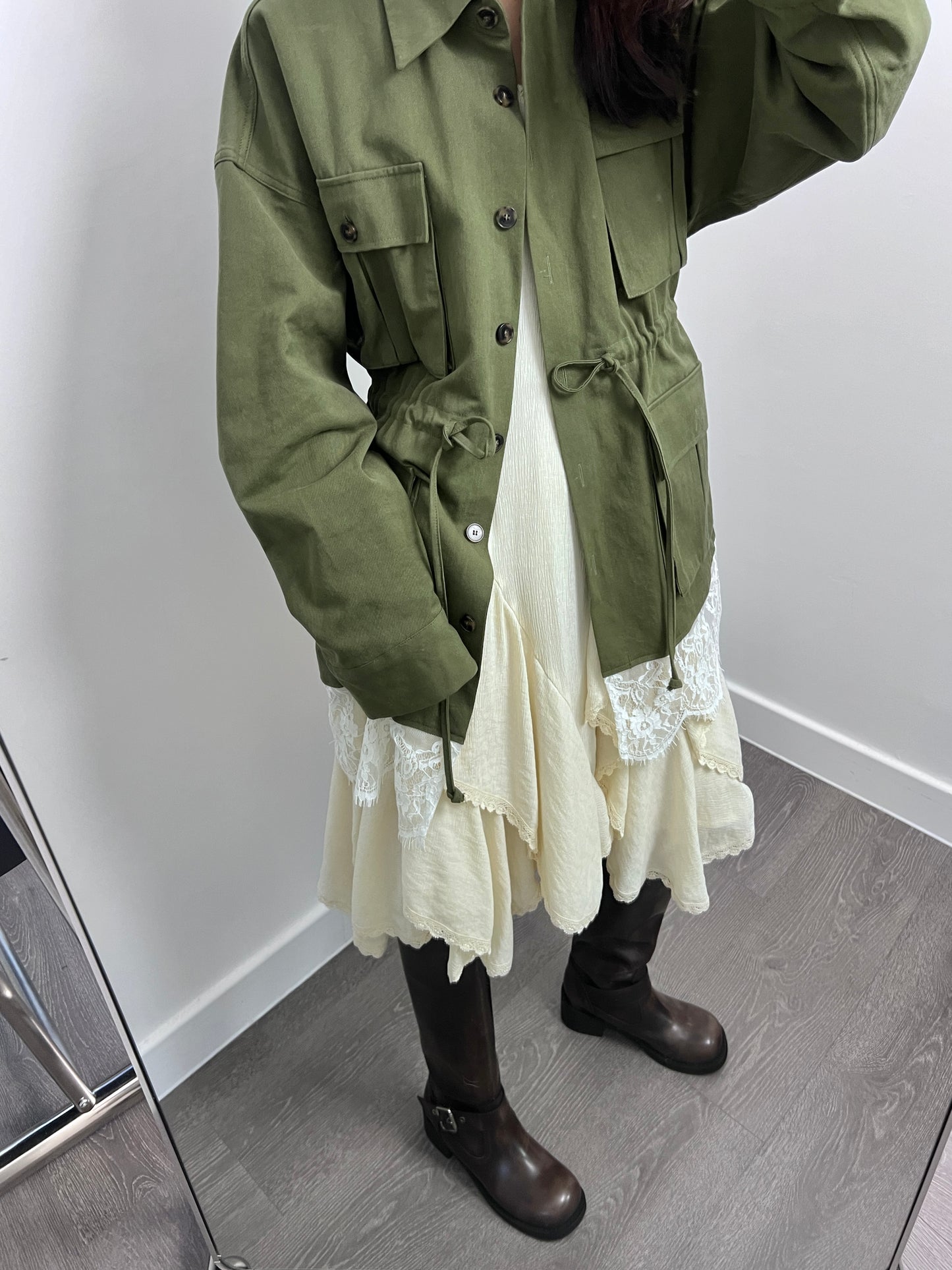 11 PO 大熱流行款| 1124101 Ruffled dress