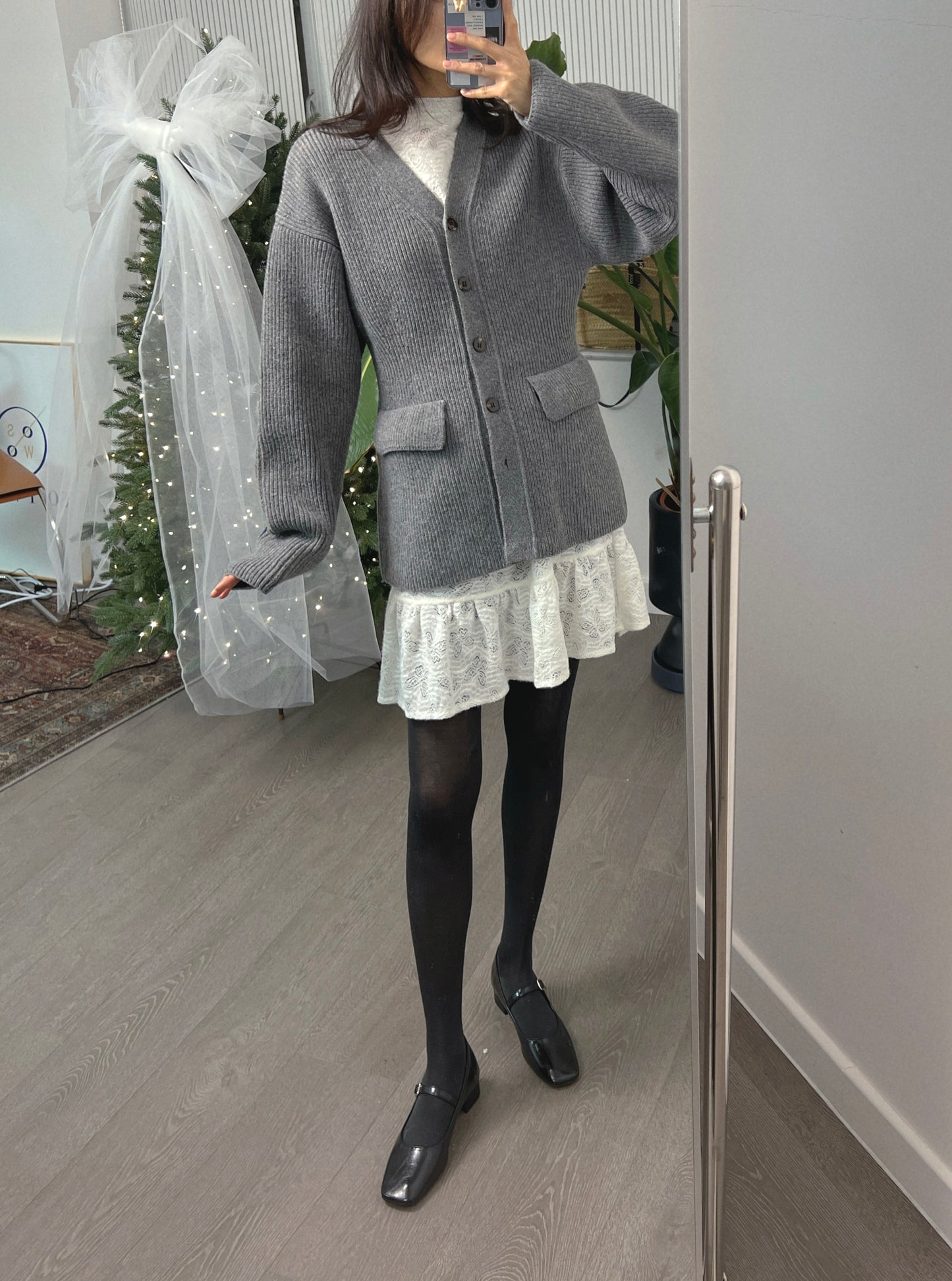 JanPO New Year’s Capsule  |  0125013 Ruffled lace dress (無內裡布）