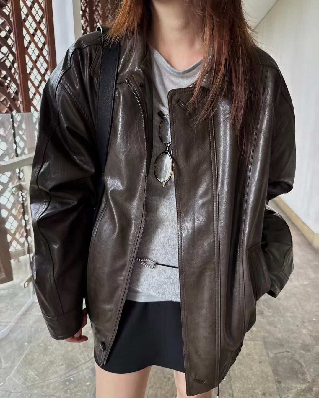 2PO 推介款|  0225029 Faux leather jacket