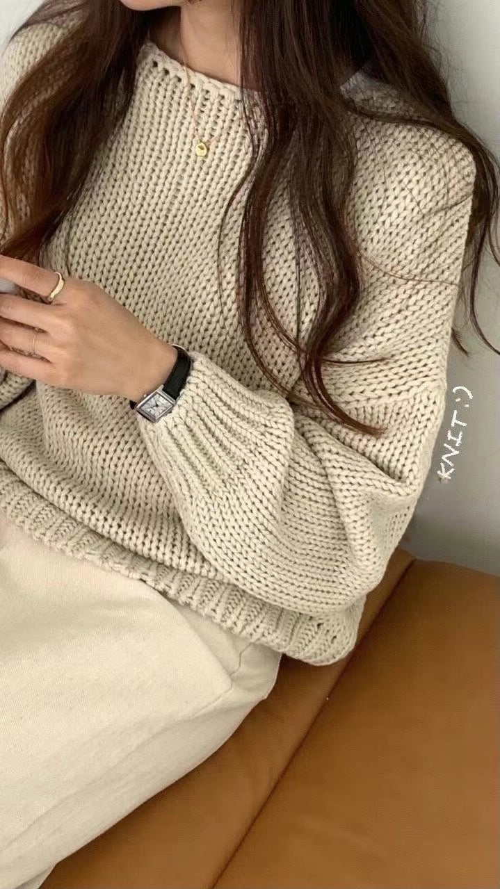 Sold out ✖️9月PO No.1 隨性寛鬆版￼針織