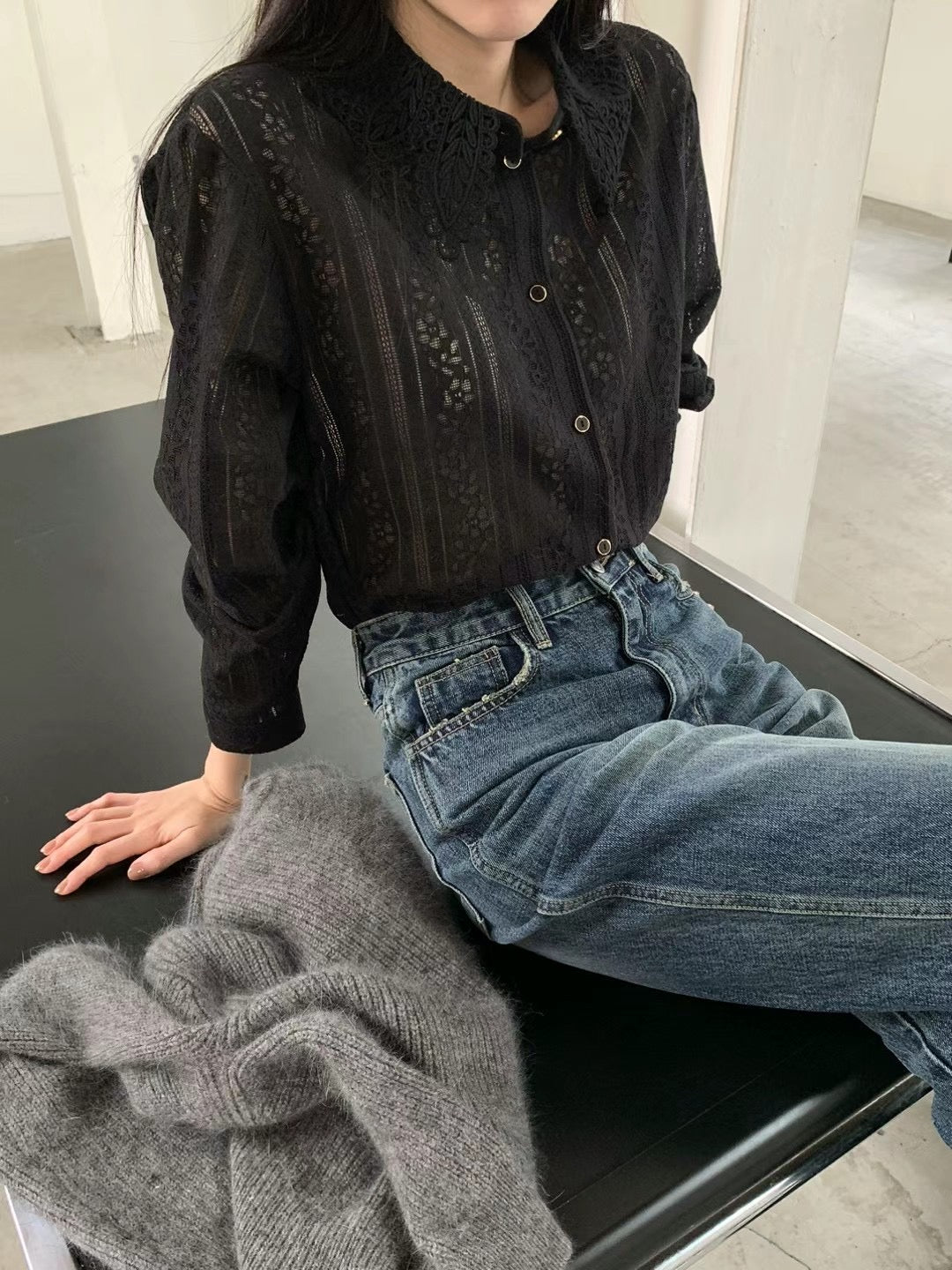 11月PO 浪漫配搭｜ 1124112 Lace shirts
