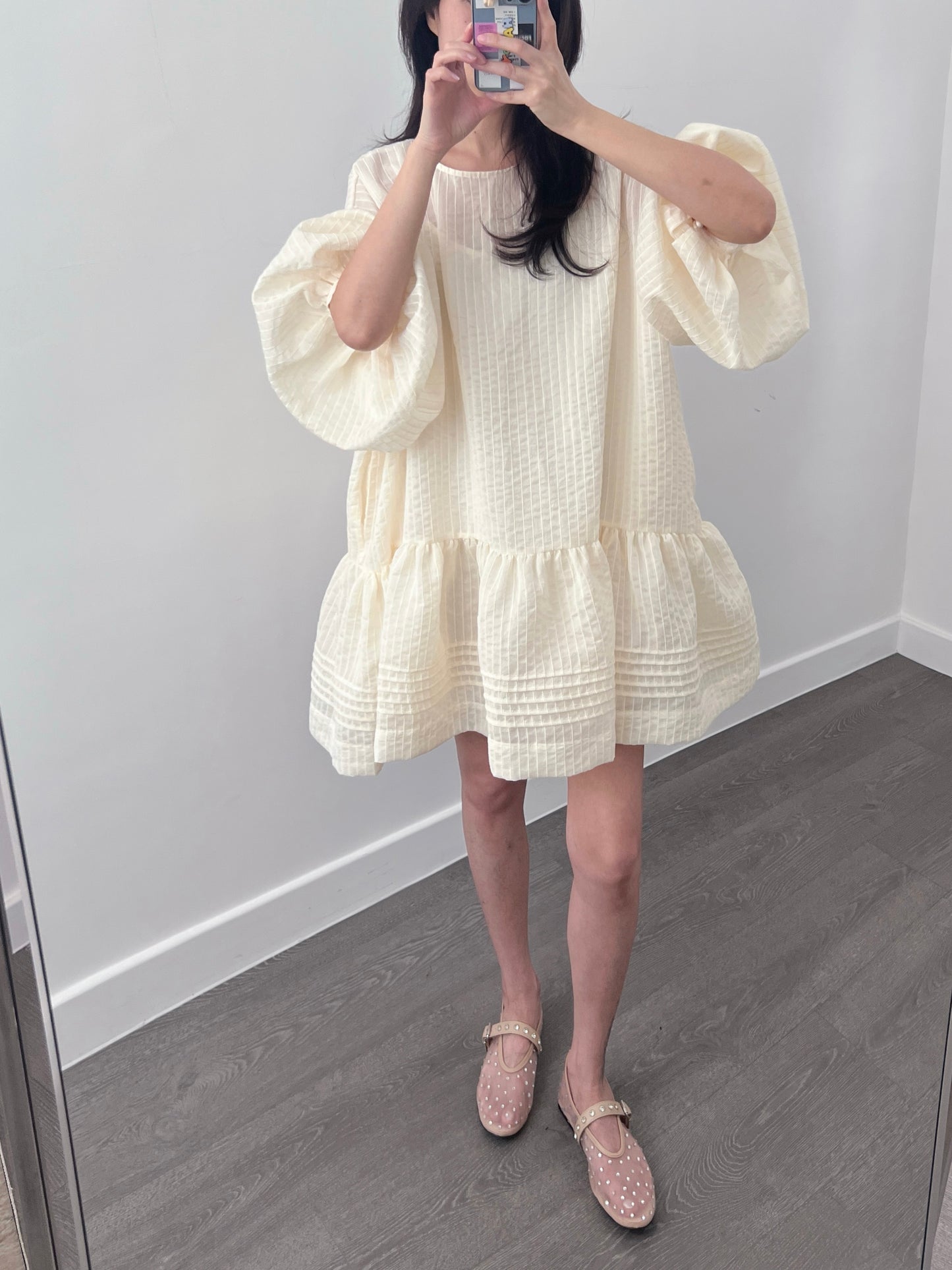 5PO |0525071 25SS Trend 🫧 Bubble dress