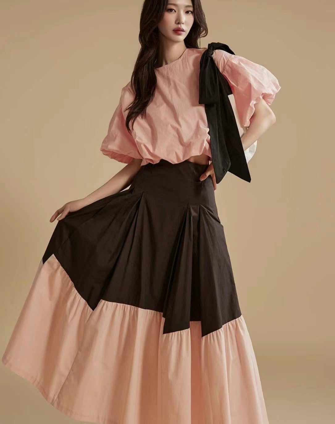Sold out SoftAttire| 6PO No.9 Cora midi skirt