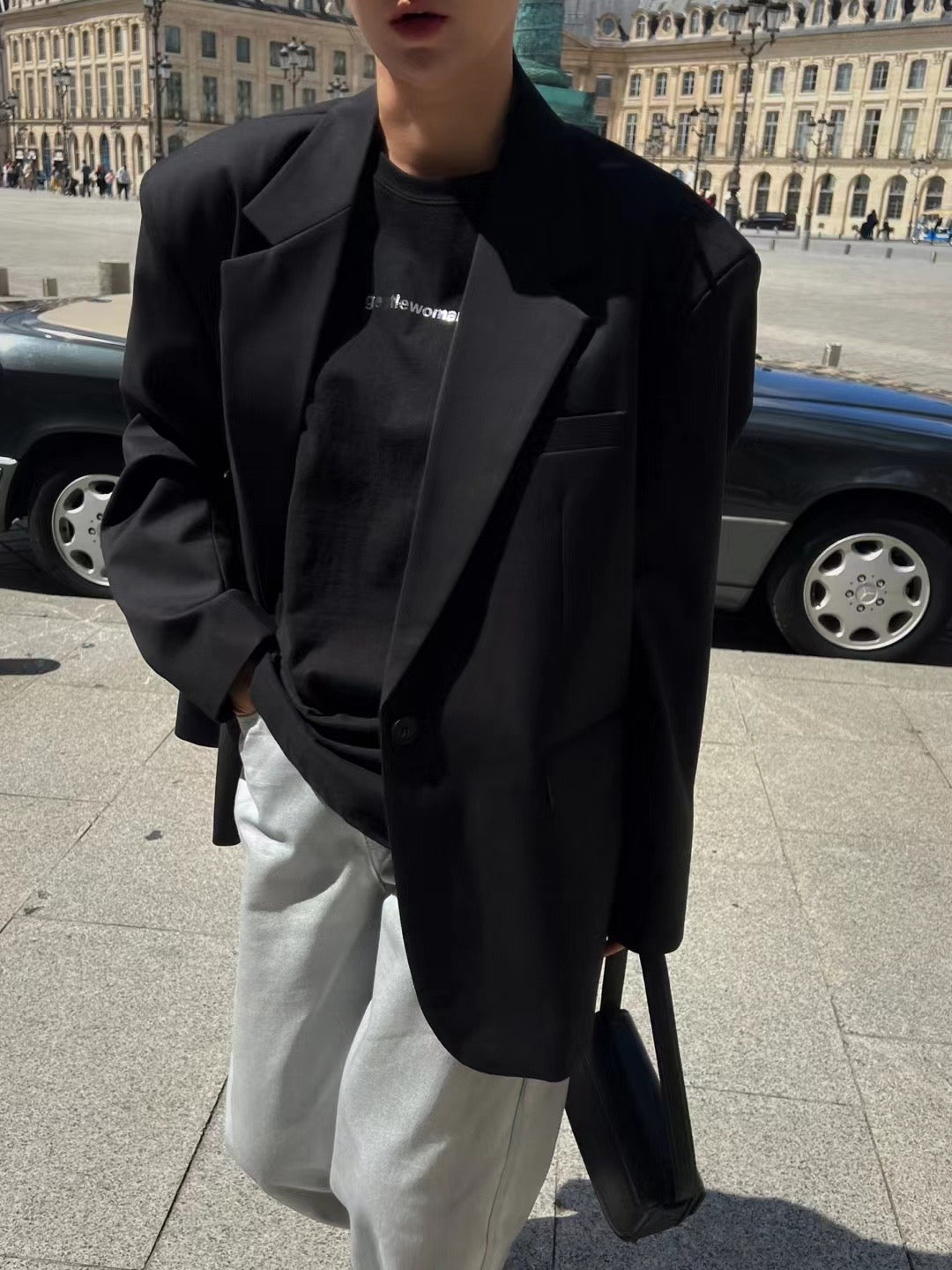 Sold out 立秋PO No.23 歐美街拍大熱 Boxy fit oversized blazer