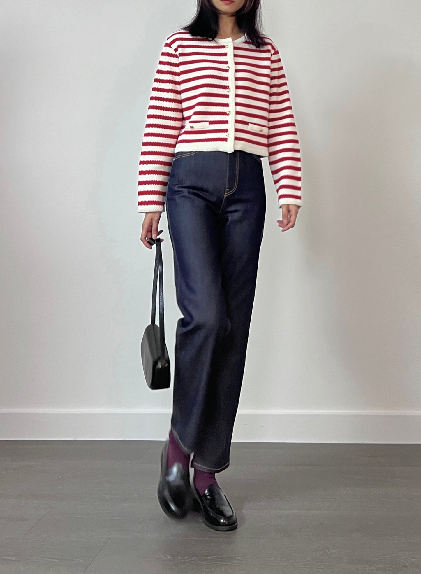 Sold out 24 Spring 棉質條子Cardigan