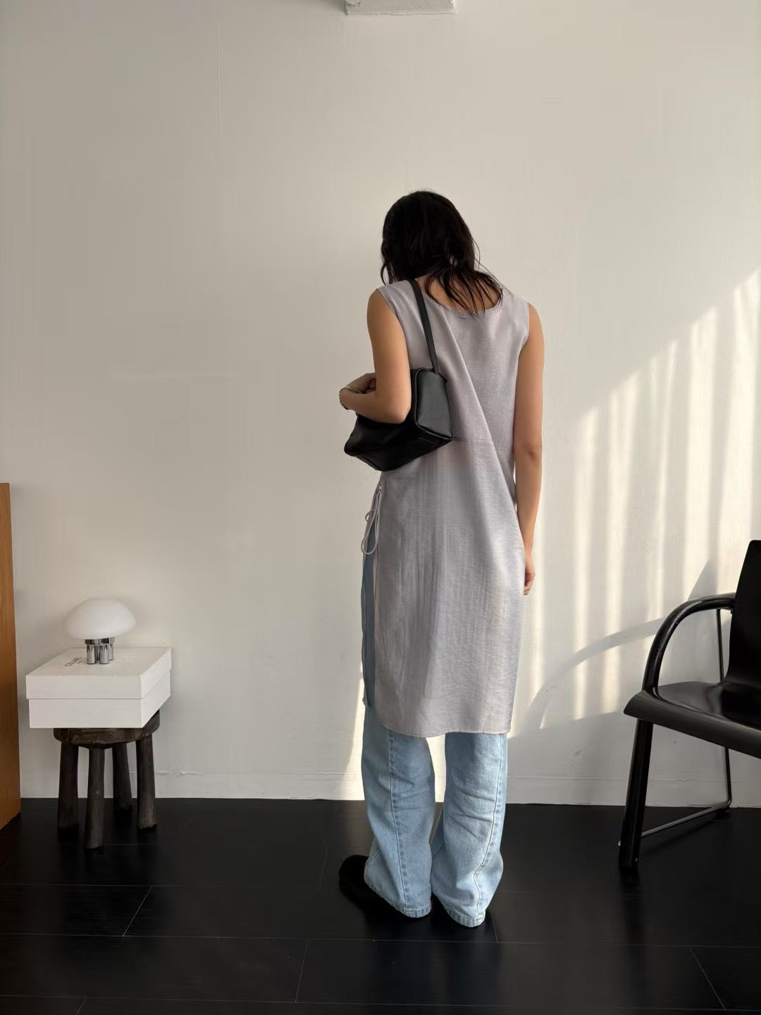 4PO|  BAG007   leather Pillow bag