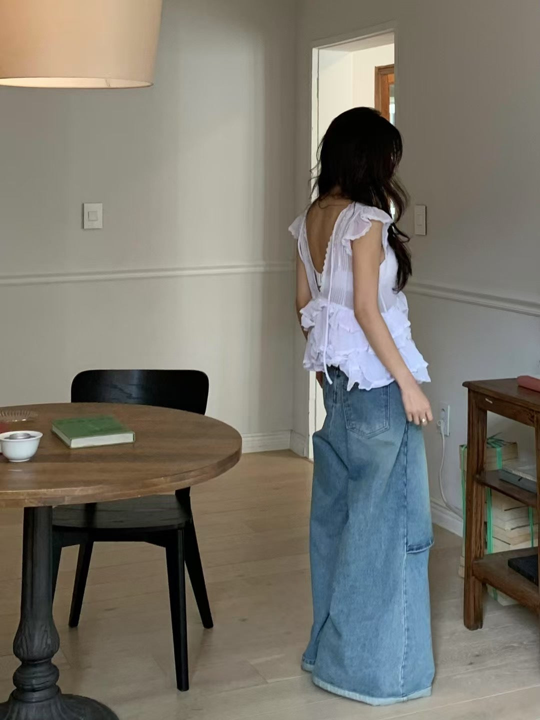 5PO
  超級熱賣款|0525086 美感飄逸Ruffles top