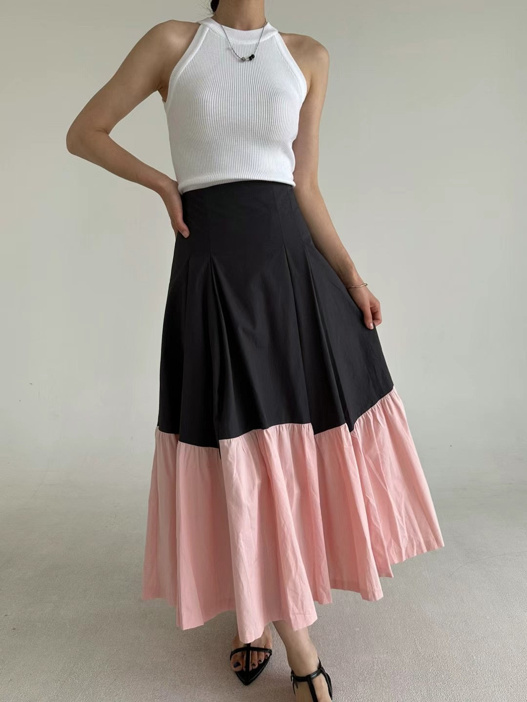 Sold out SoftAttire| 6PO No.9 Cora midi skirt