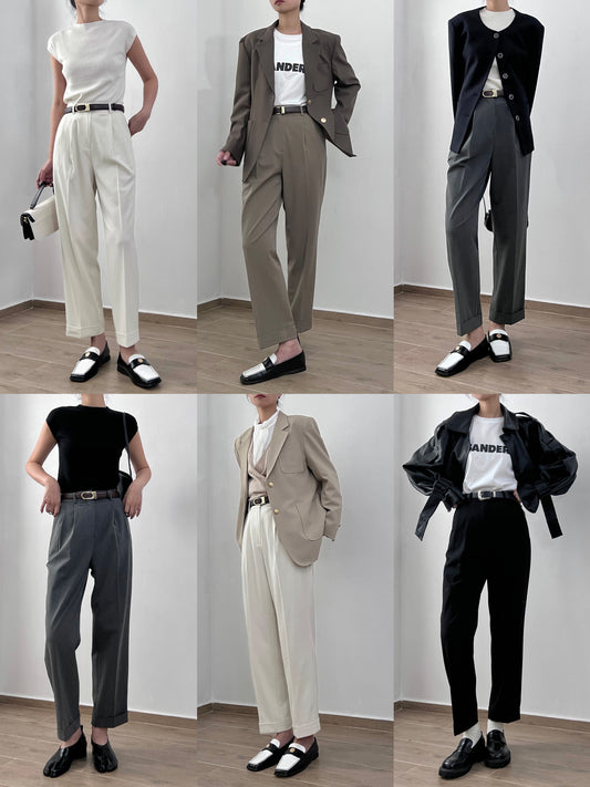 Sold out ✖️立秋PO No.12 Cuffed trousers