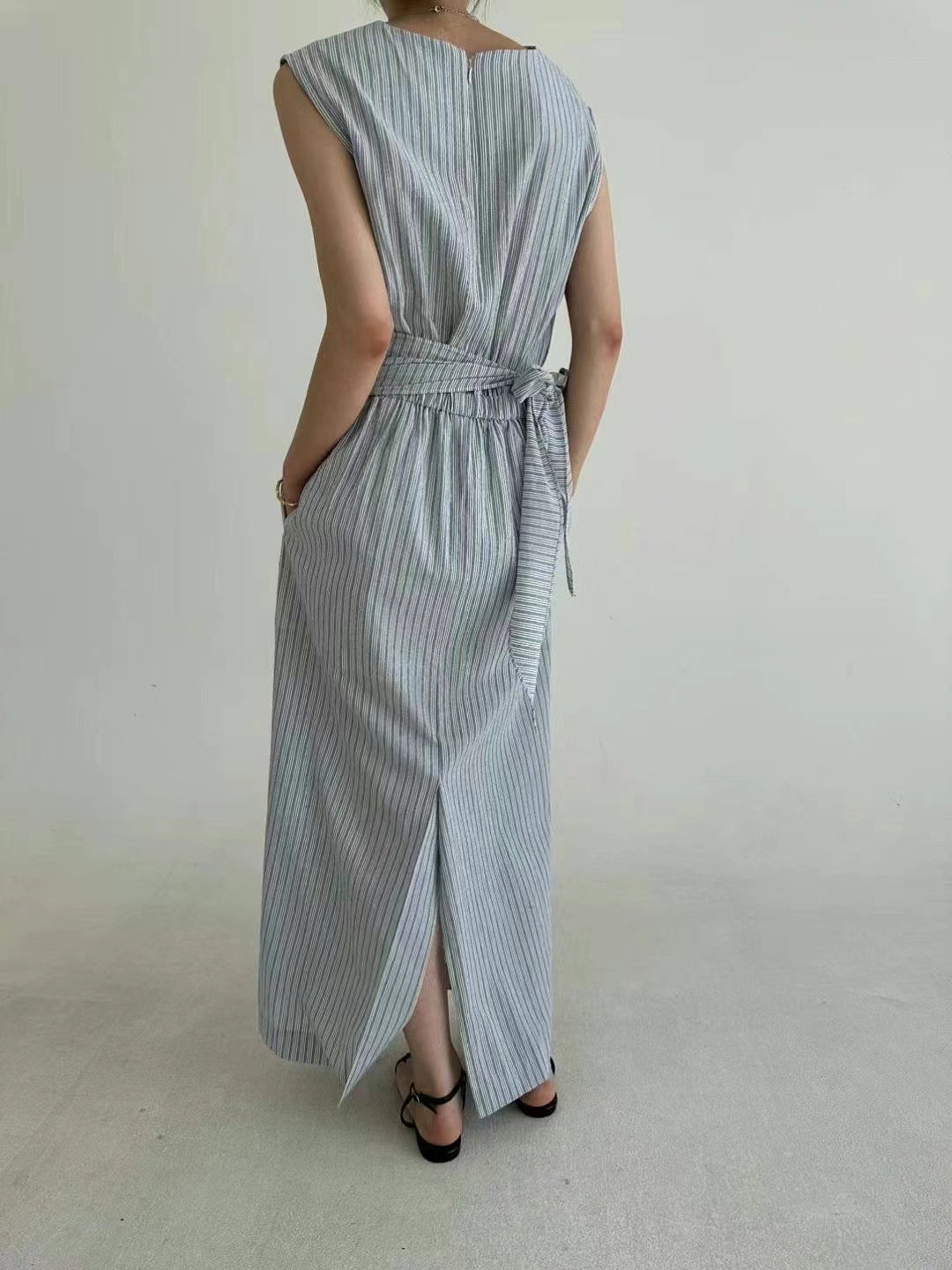 Sold out SoftAttire| 6PO No.10 Evelyn wrap dress ｜