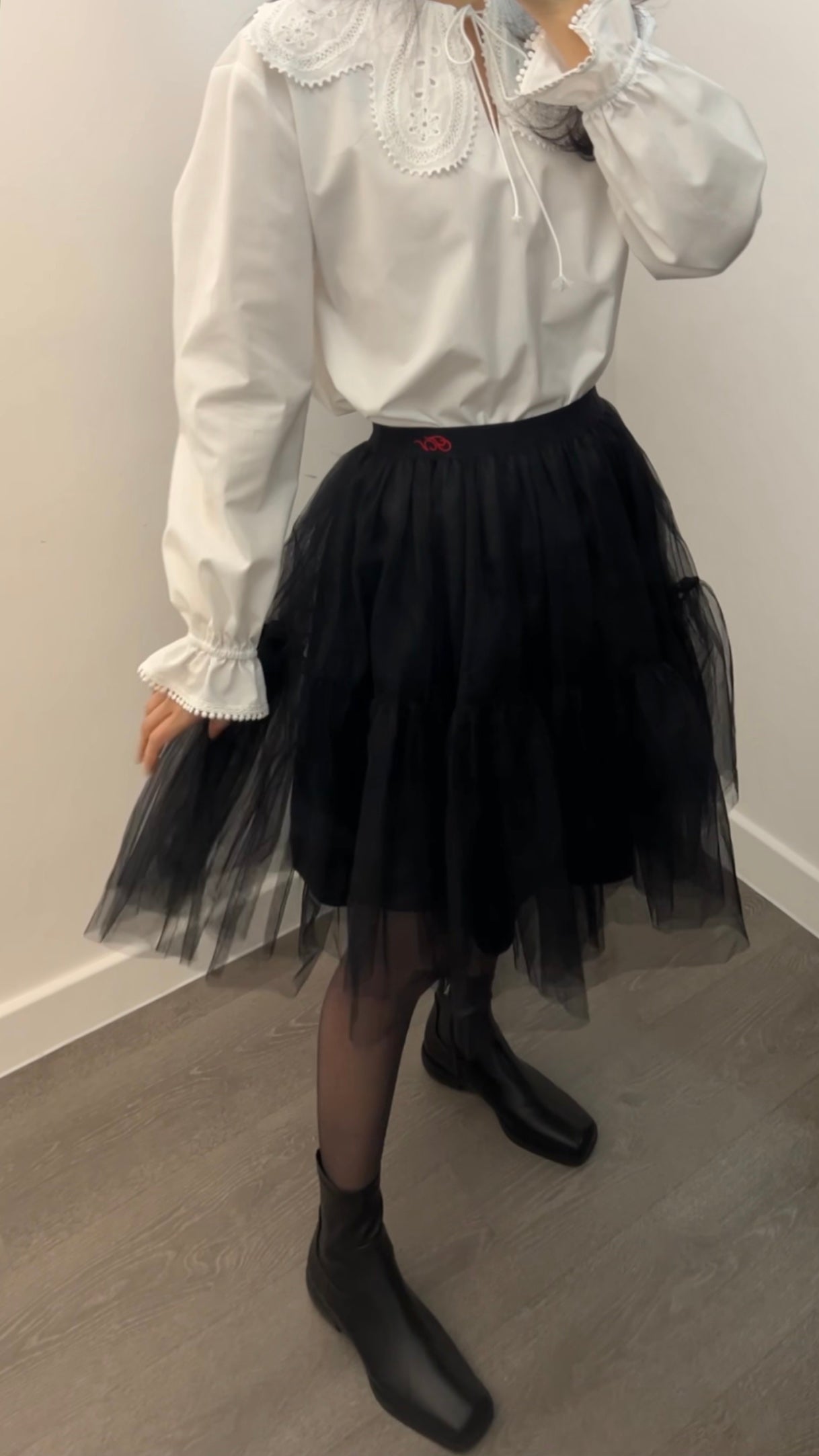 2PO 自留款|  0225016 TuTu midi skirt