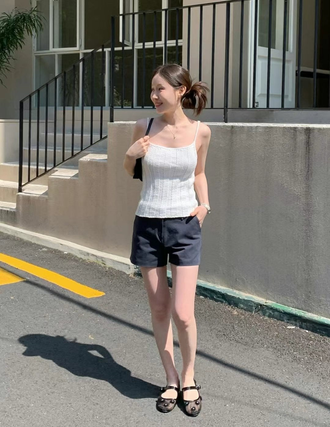 7PO 自留款 | 07250151 針織吊帶（韓國8月初休假貨期會延遲）