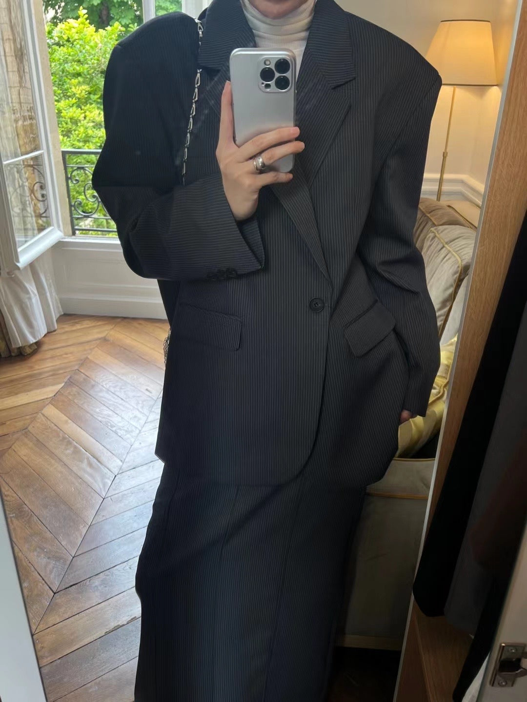 Sold out 立秋PO No.23 歐美街拍大熱 Boxy fit oversized blazer