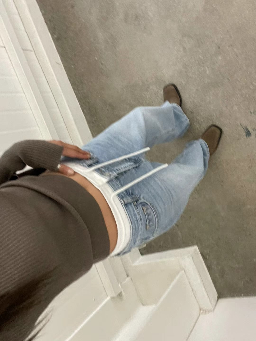 PreAW 自由型格款｜0824AW17 Boxes 邊牛仔褲