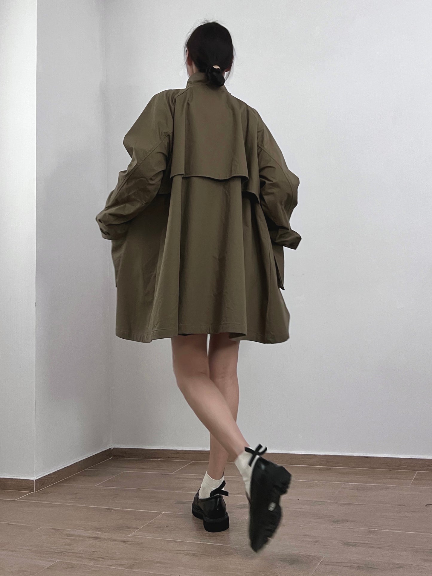 Sold out ✖️9月PO No.16 A line twill Parka jacket