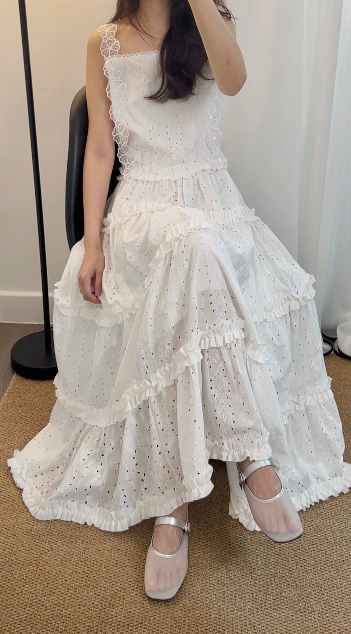 5PO 夏日氛圍 |0525090 Twirl worthy lace dress