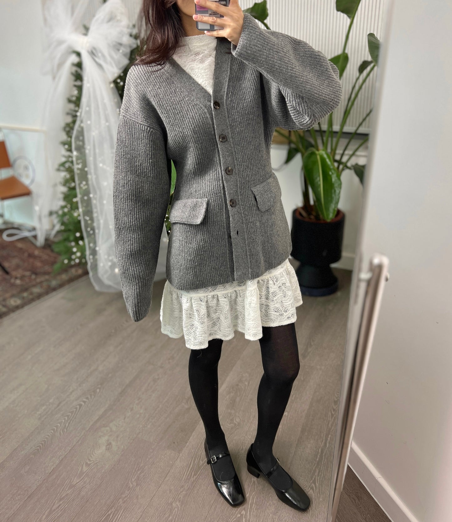 JanPO New Year’s Capsule  |  0125013 Ruffled lace dress (無內裡布）