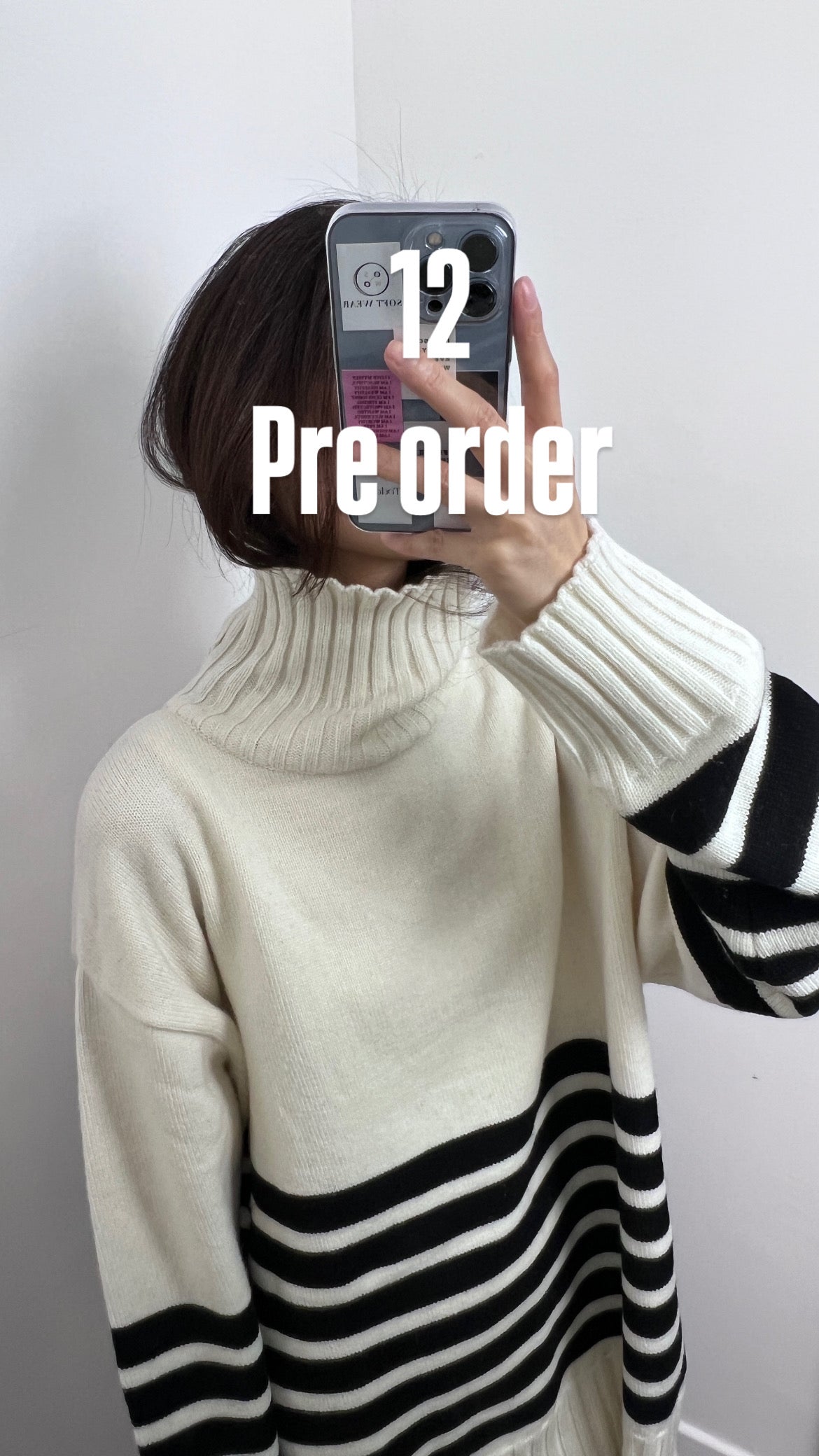 12PO | 1224134 Oversized Knit dress