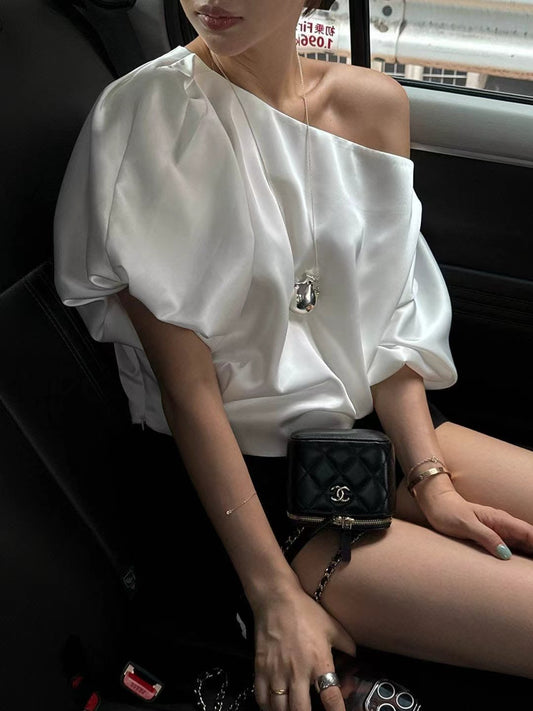 6PO 設計感系列 | 06250122 Satin Puffy top