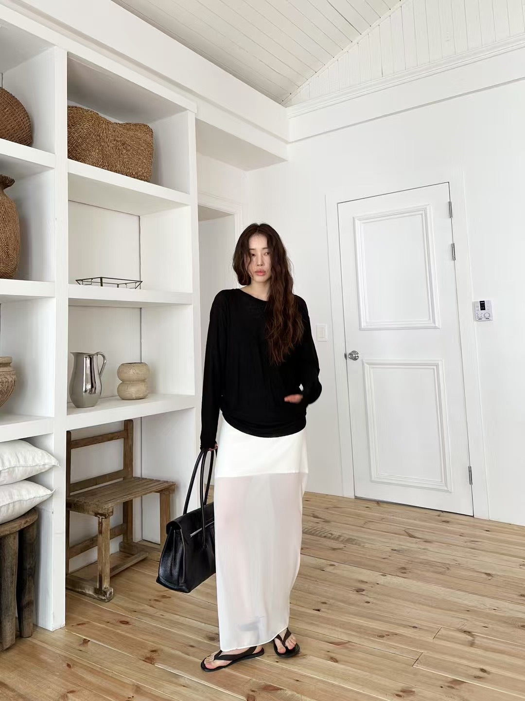 5PO 自留推介 |0525092 Chiffon dreams straight out skirt