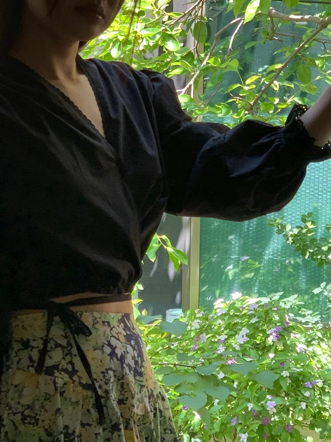 SoftAttire| 6PO No.6 Ava wrap blouse