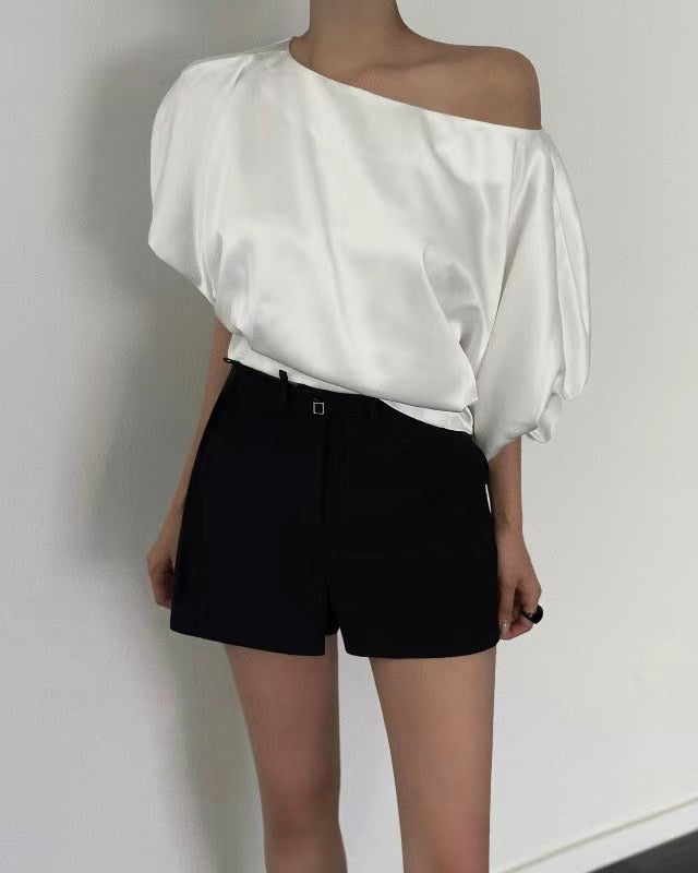 6PO 設計感系列 | 06250122 Satin Puffy top