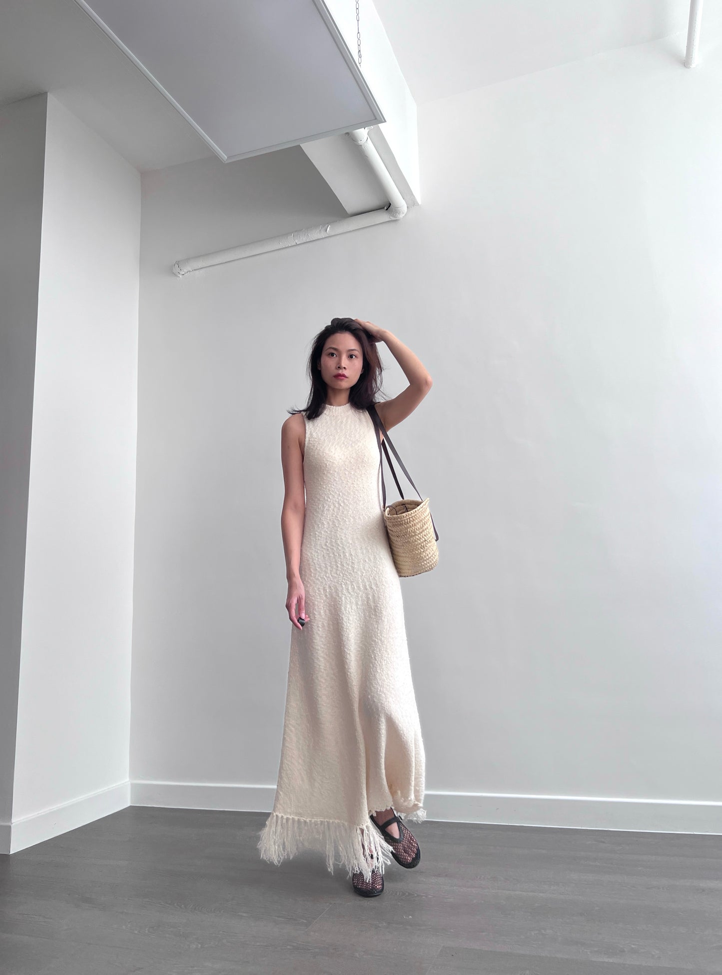 Sold out 4PO No.2 SoSo cotton knit dress