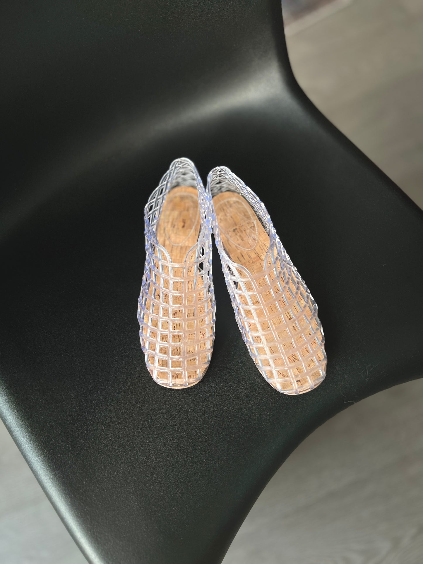 4PO | SH0043 Shoes Trend ✨Jelly flats