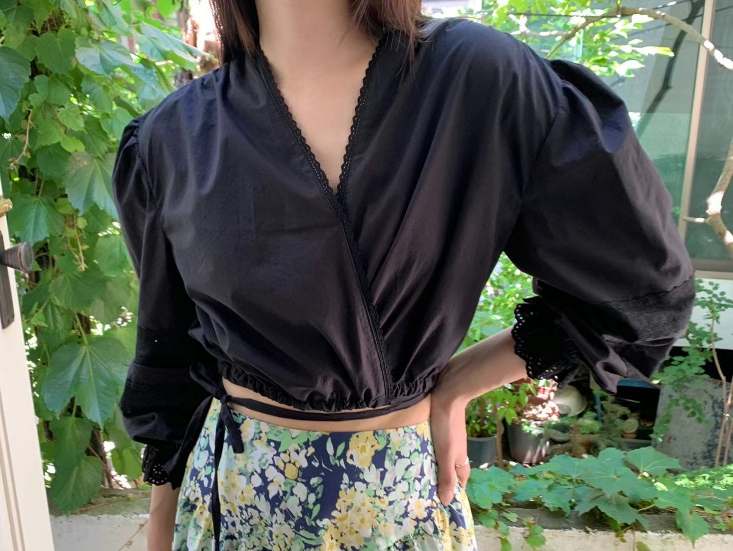 SoftAttire| 6PO No.6 Ava wrap blouse