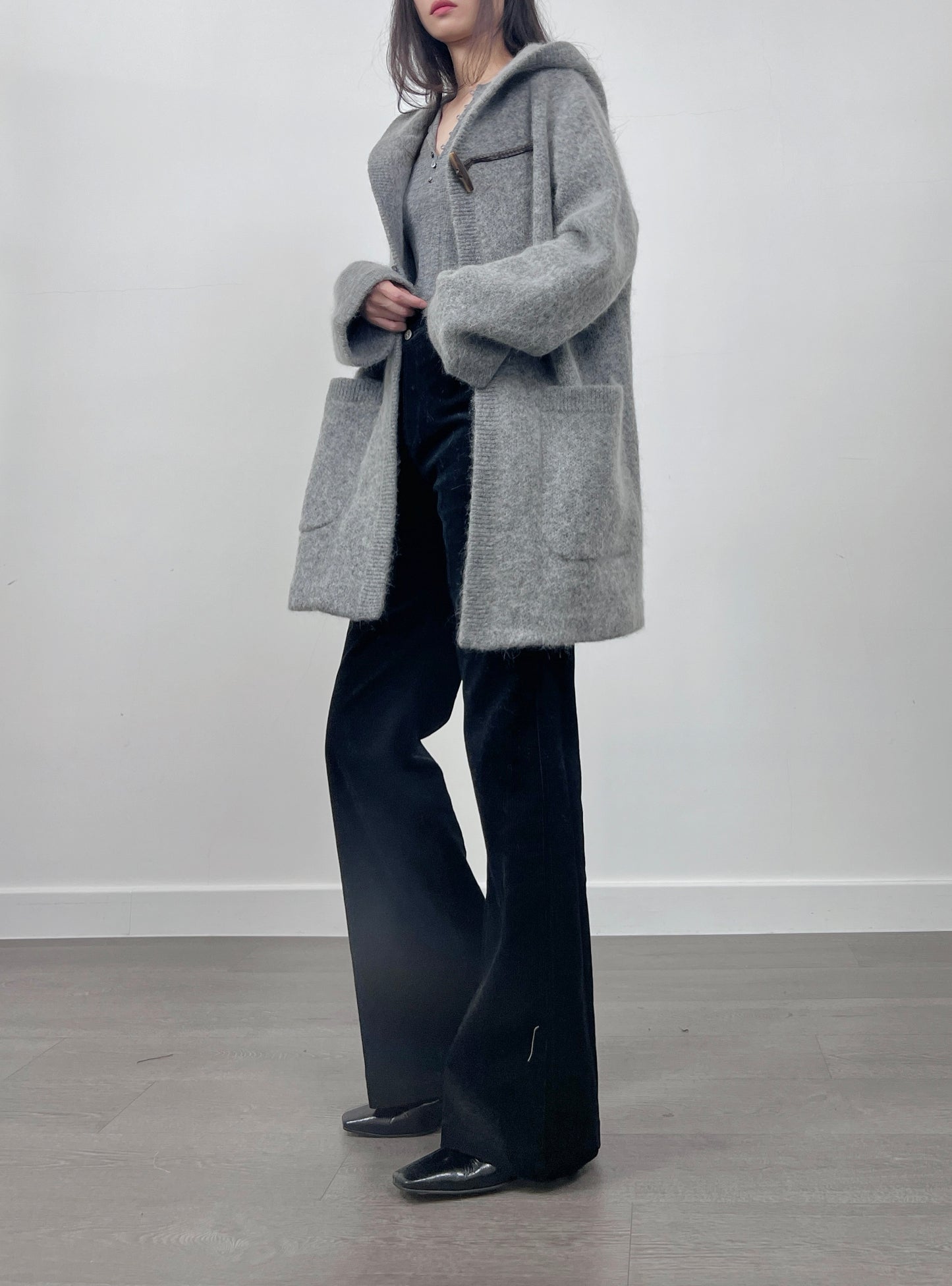 12PO 0120250239 毛毛長cardigan