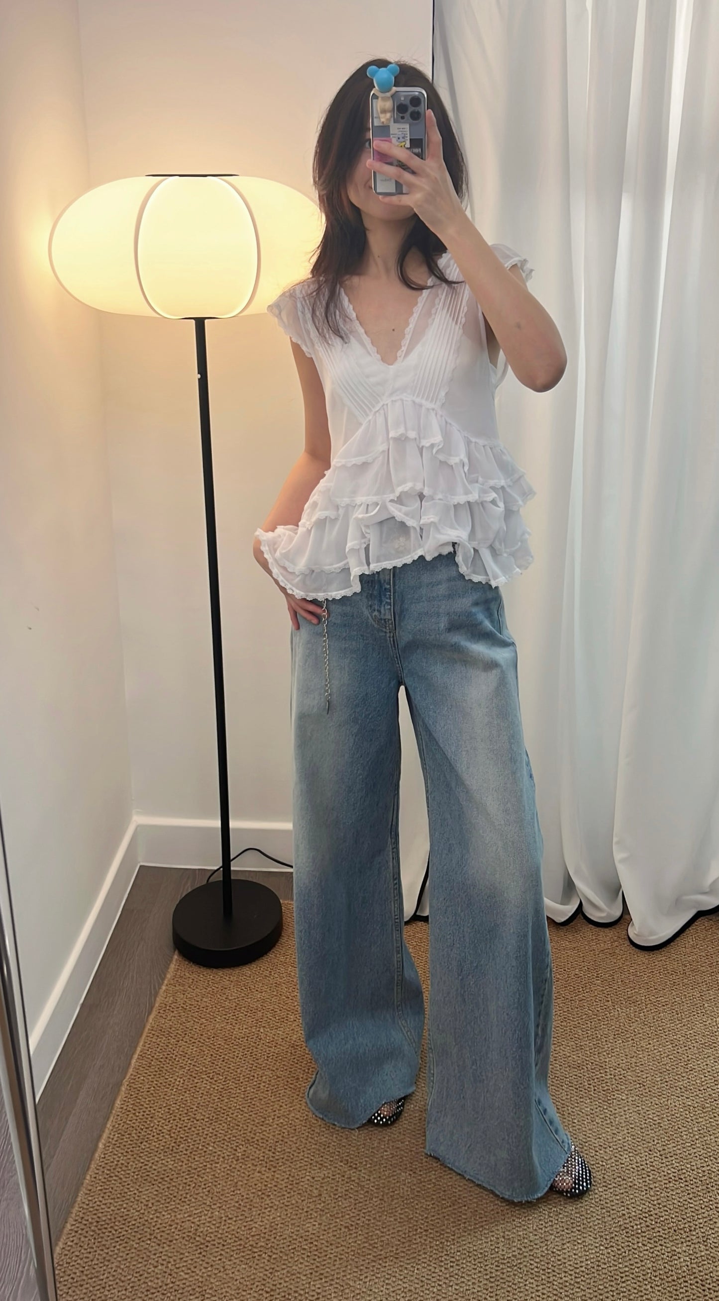 5PO
  超級熱賣款|0525086 美感飄逸Ruffles top