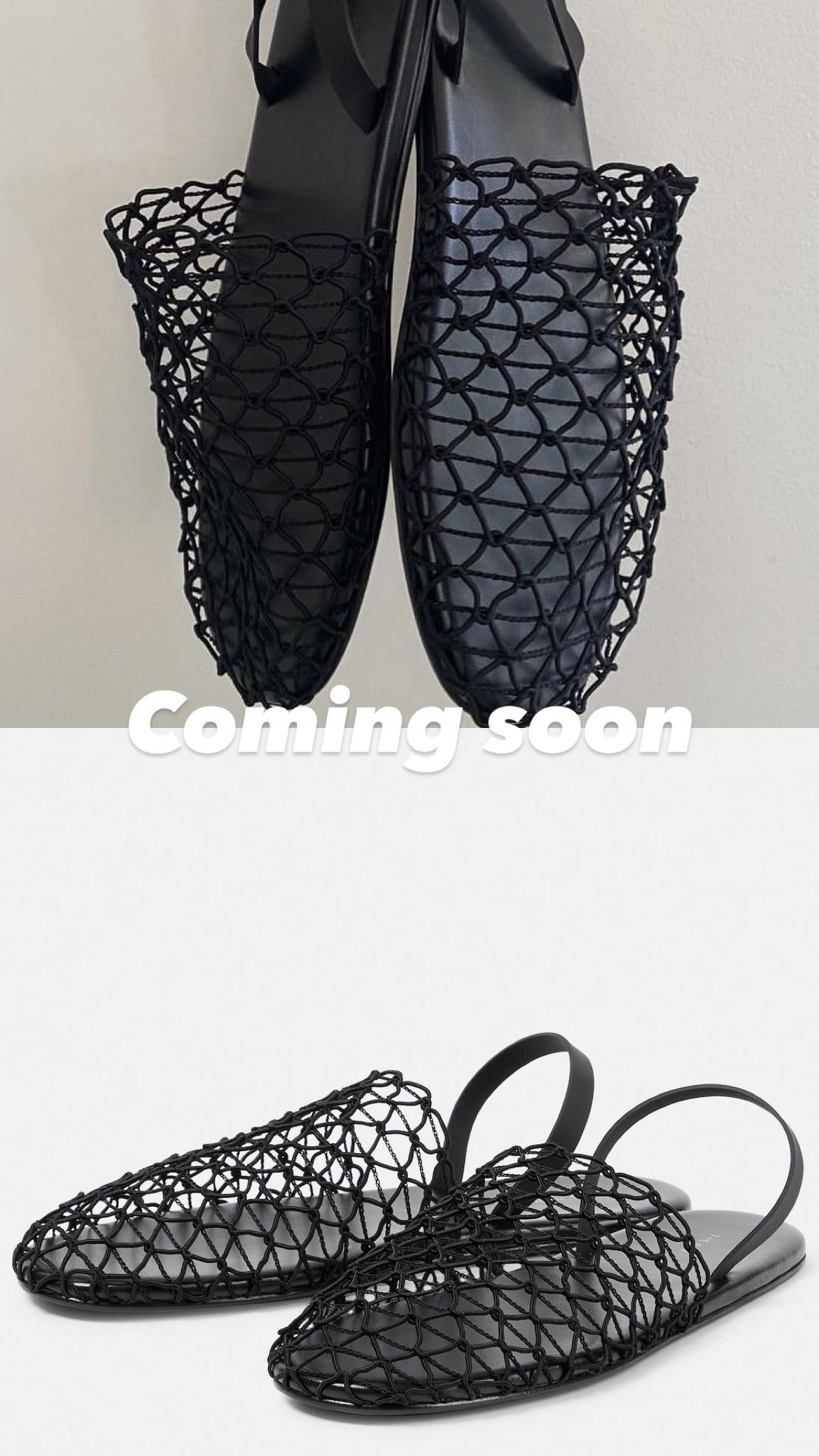 4PO | SH0042 Minimal style Mesh mules