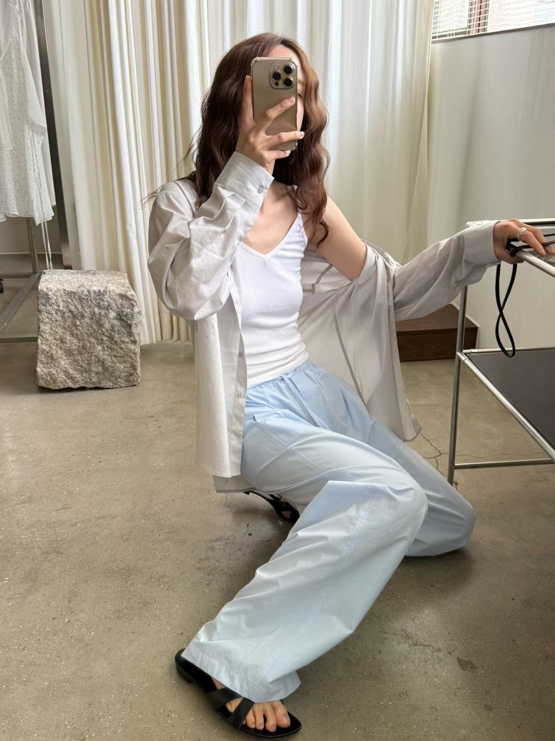 6PO 自留3色｜06250102 超薄超輕純棉恤衫 （8色）